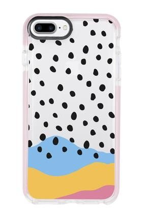 Iphone 8 Plus Shine Desenli Candy Bumper Silikonlu Telefon Kılıfı MC8PCBTS89