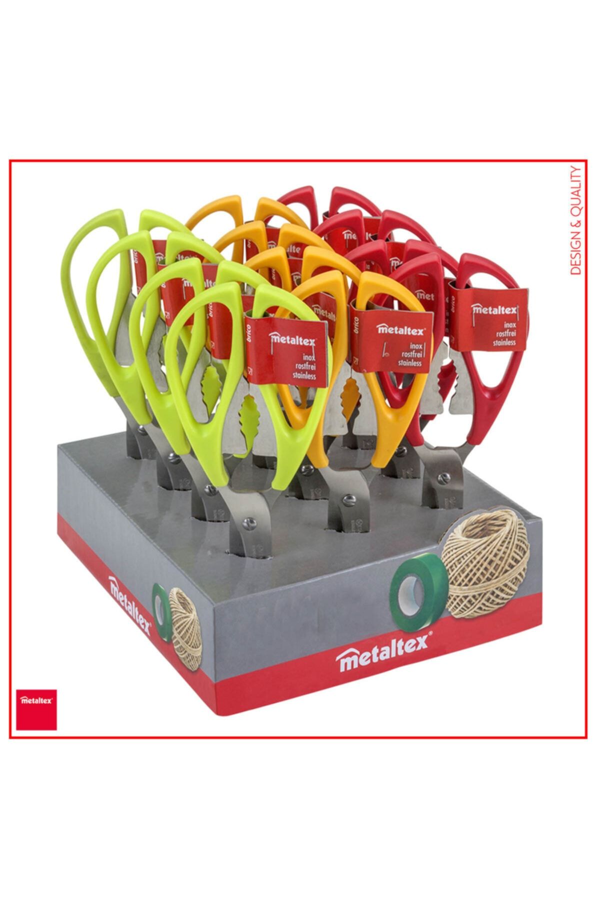 Metaltex-Brico Scissors Disp 4