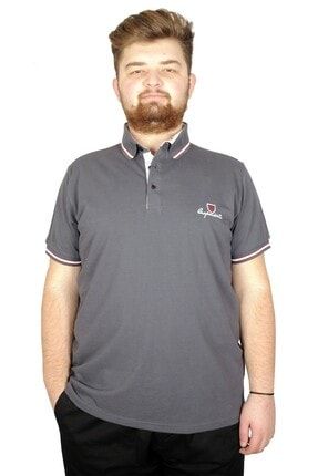 Büyük Beden T-shirt Polo Lapointe 21320 Füme