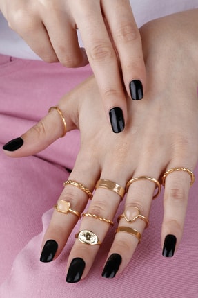 Ervalina 10'lu Yüzük Ve Eklem Yüzük Set 0020