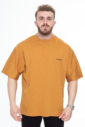 Erkek Kahverengi Göz Portre Oversize T-shirt TSHRT15