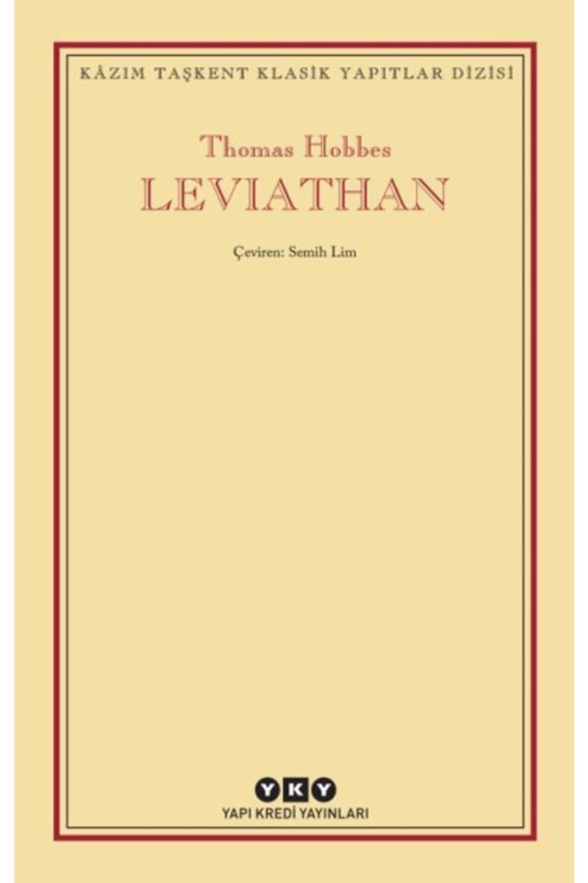 Yapı Kredi Yayınları Levıathan