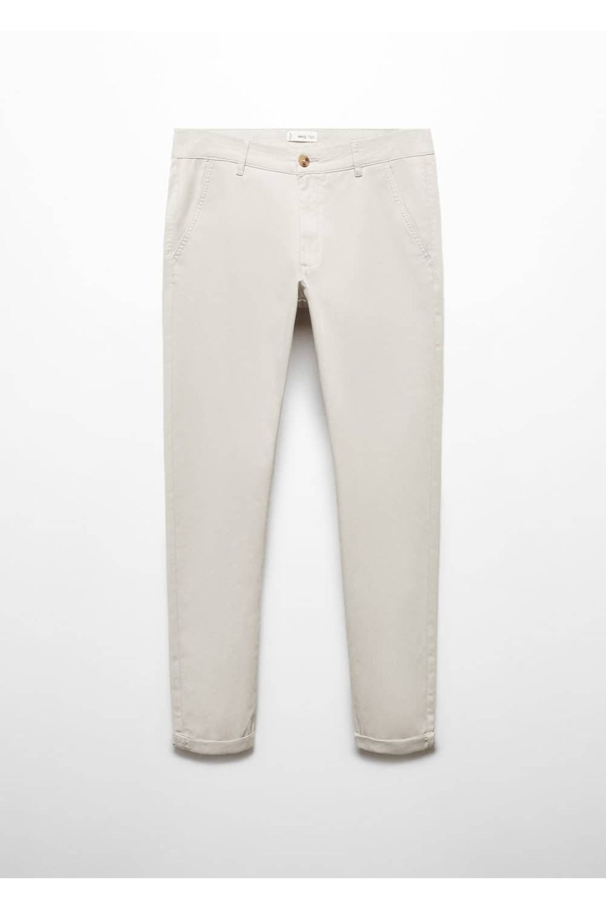 شلوار مردانه آبی MANGO Teen | 67000669 اورجینال - تصویر 3