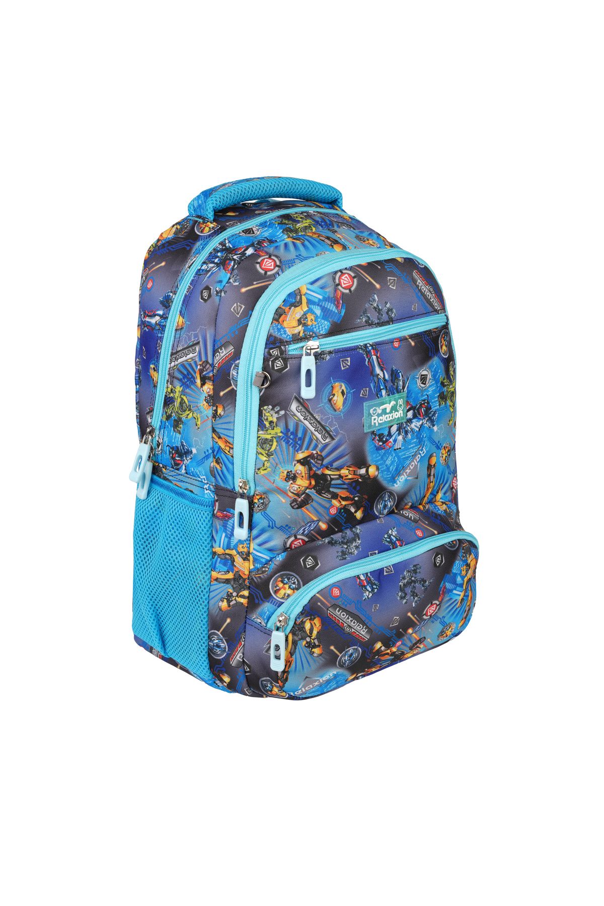 Relaxion Mavi Transformers Desenli Üçlü Okul Seti 86504 Fiyatı