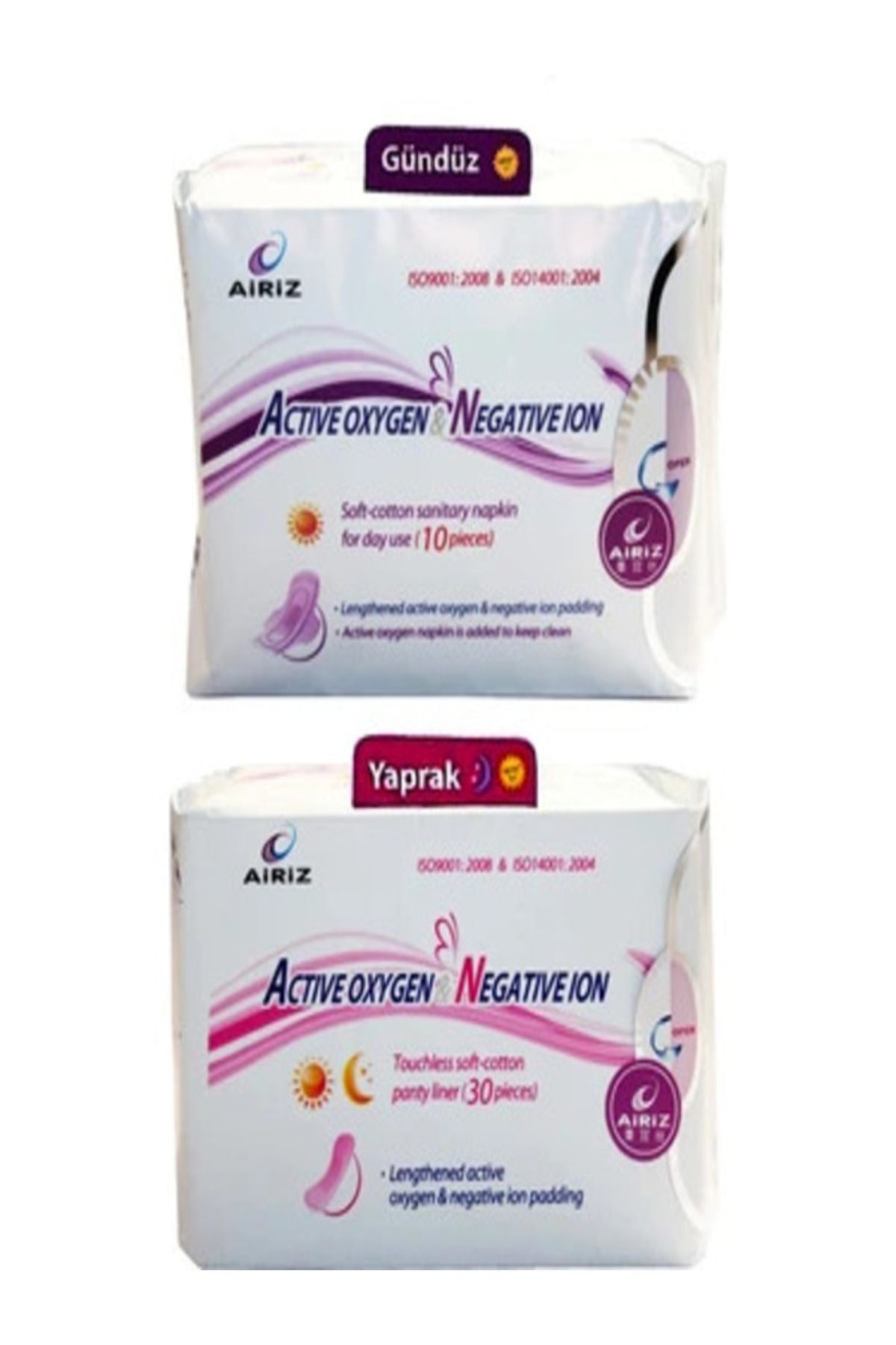 Airiz Tiens Airiz Hijyenik Günlük Ped (1adet Normal 1 Adet Günlük)