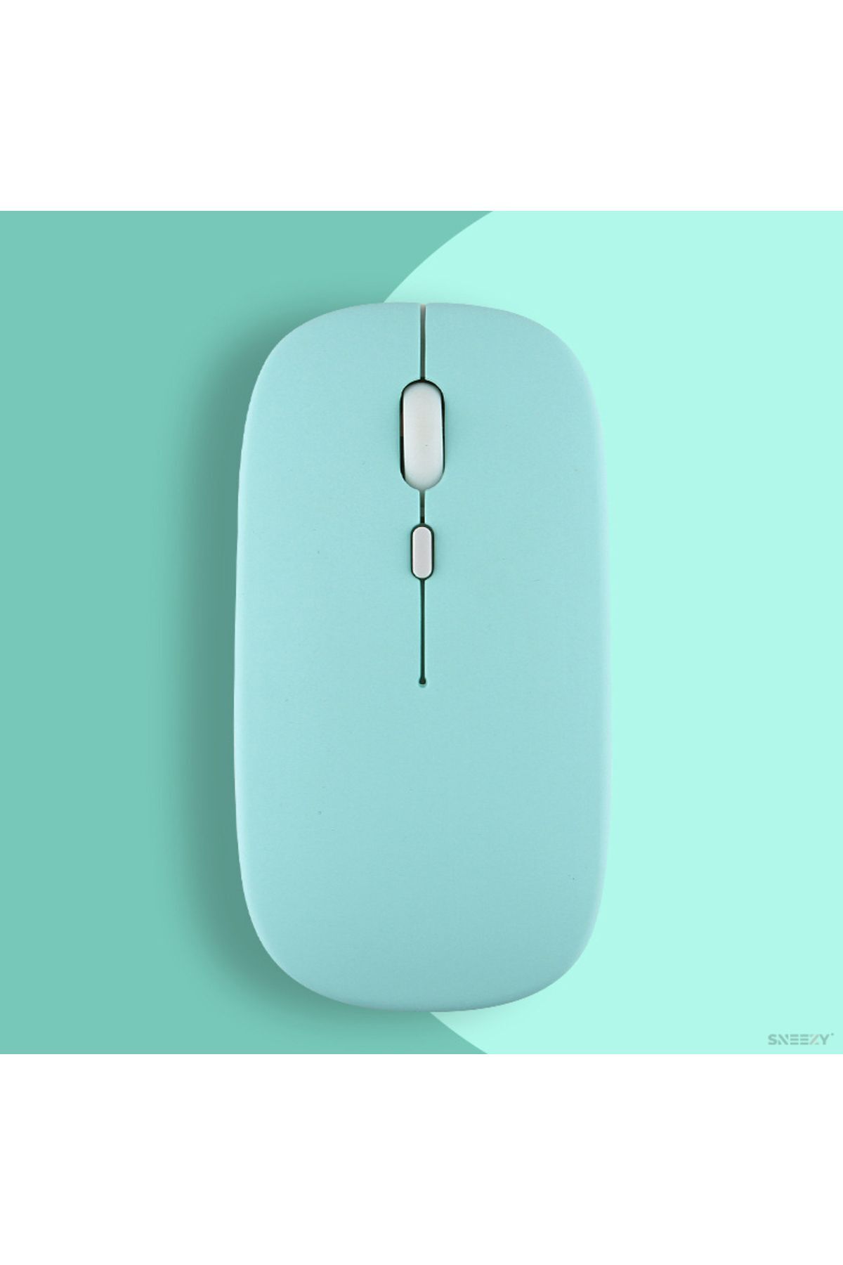 Apple İpad Şarj Edilebilir Sessiz Mouse Bluetooth + 2.4Hz Wifi Kablosuz Mouse Fare