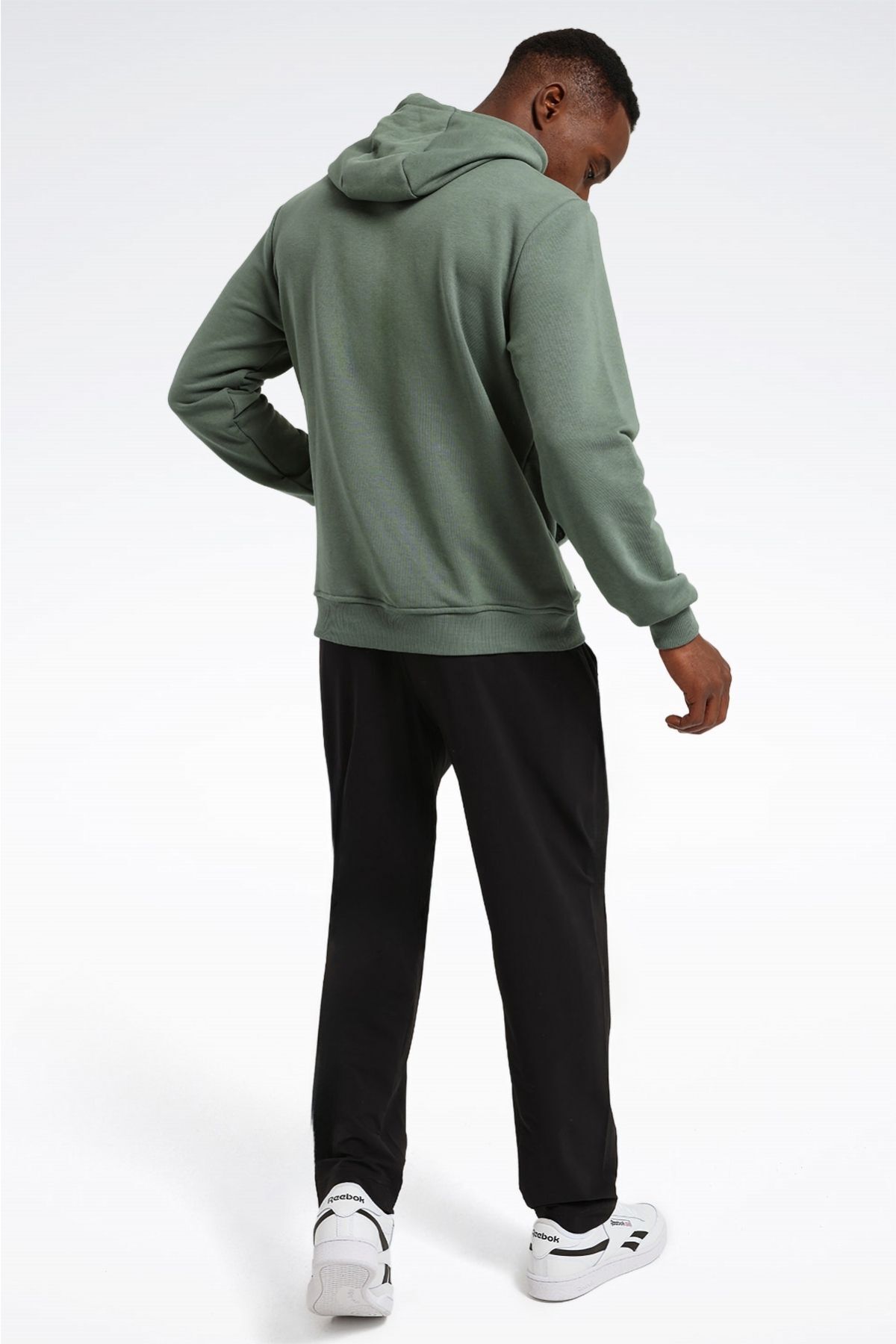 سویشرت مردانه خاکی ریباک | RI FT BIG LOGO OTH HOOD اورجینال - تصویر 5