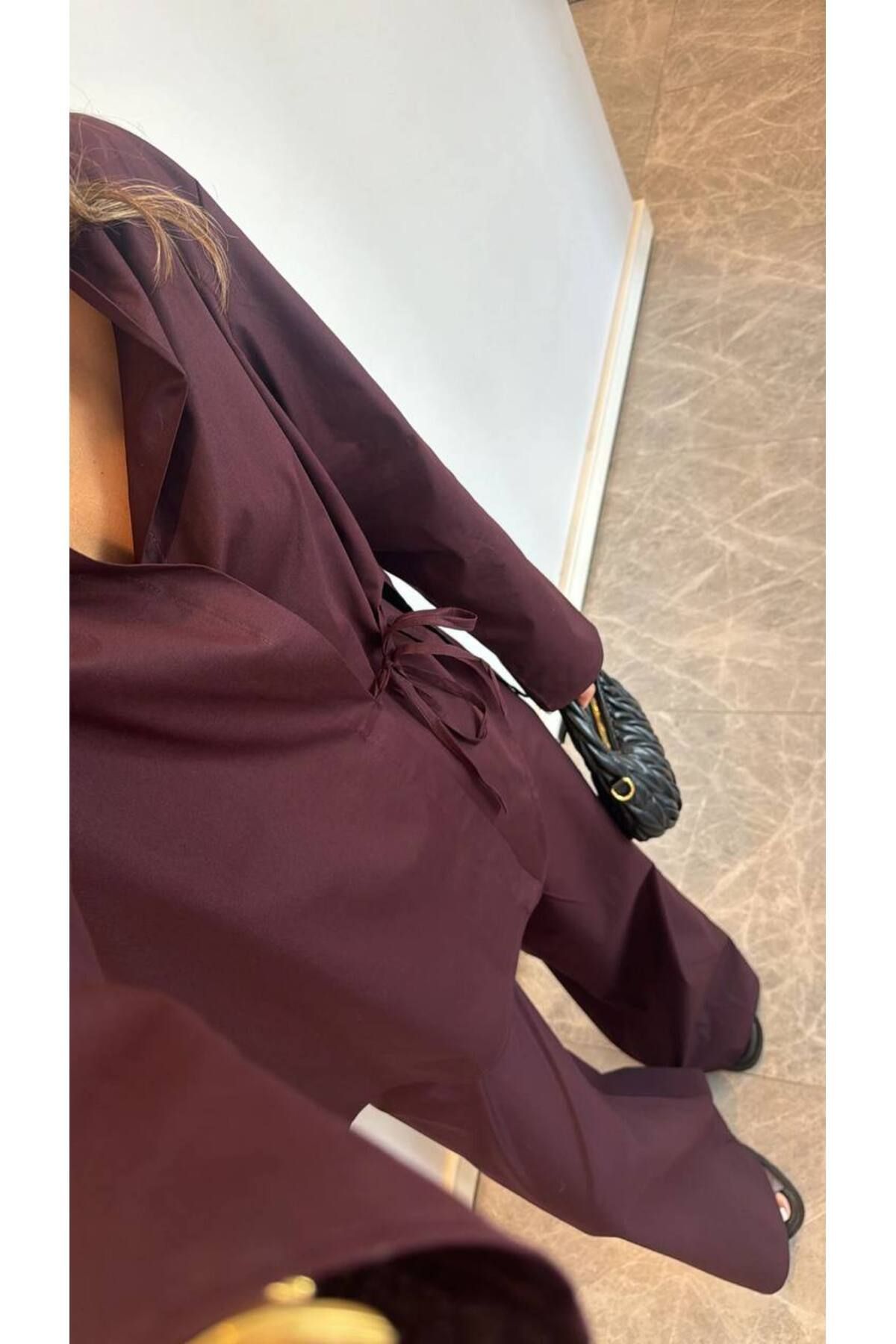 My Blog-Halley Lila Hemd- und Hosen-Set – seitlich gebunden 3