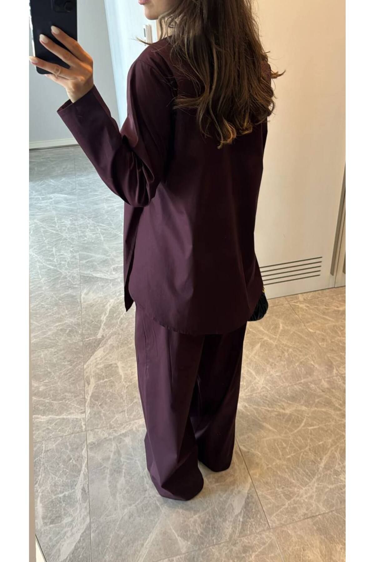 My Blog-Halley Lila Hemd- und Hosen-Set – seitlich gebunden 4