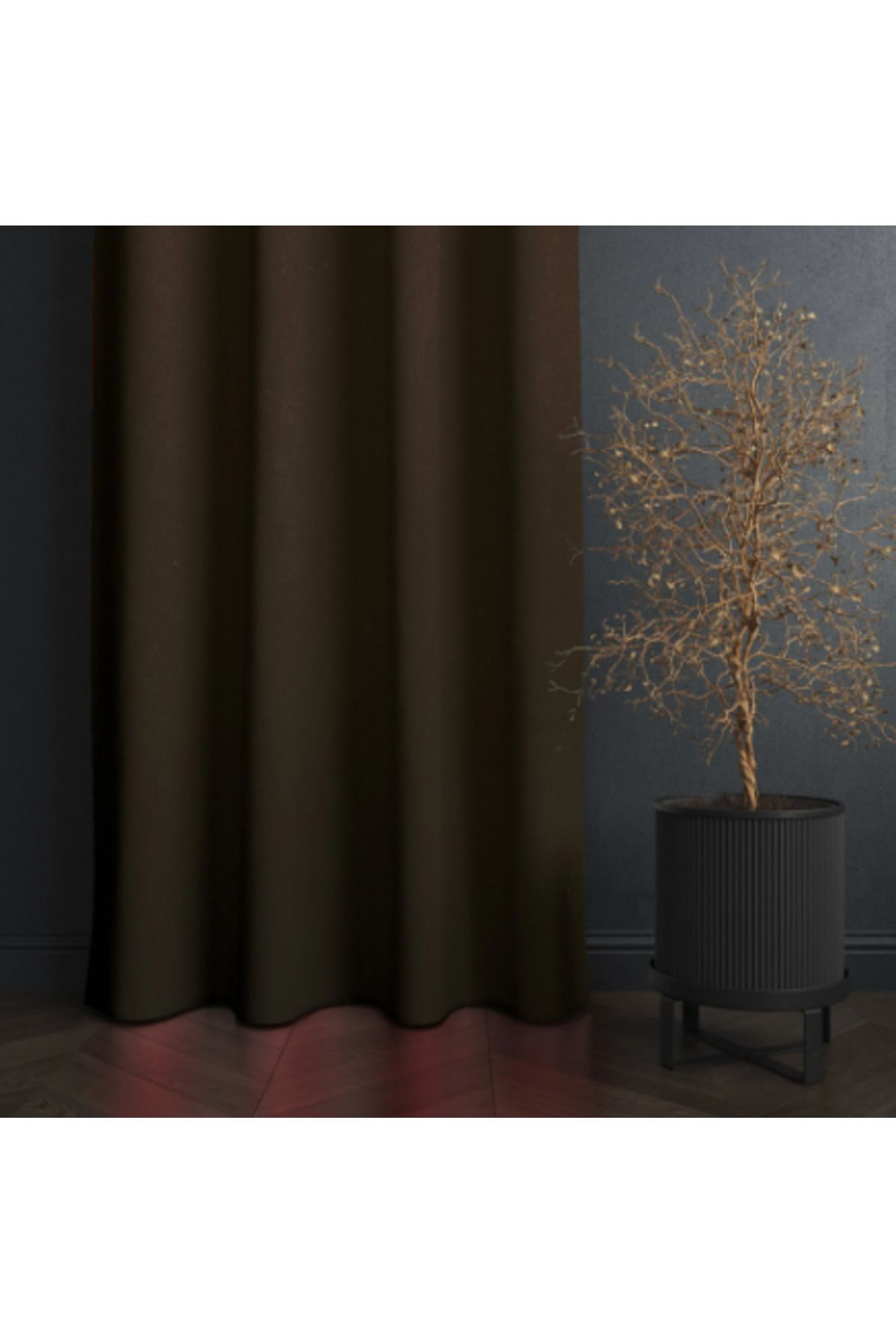 Ena Unity-Elegant Linen Background Curtain - Solid Color, Textured, Spacious and Stylish Ideal for Venues 4 3