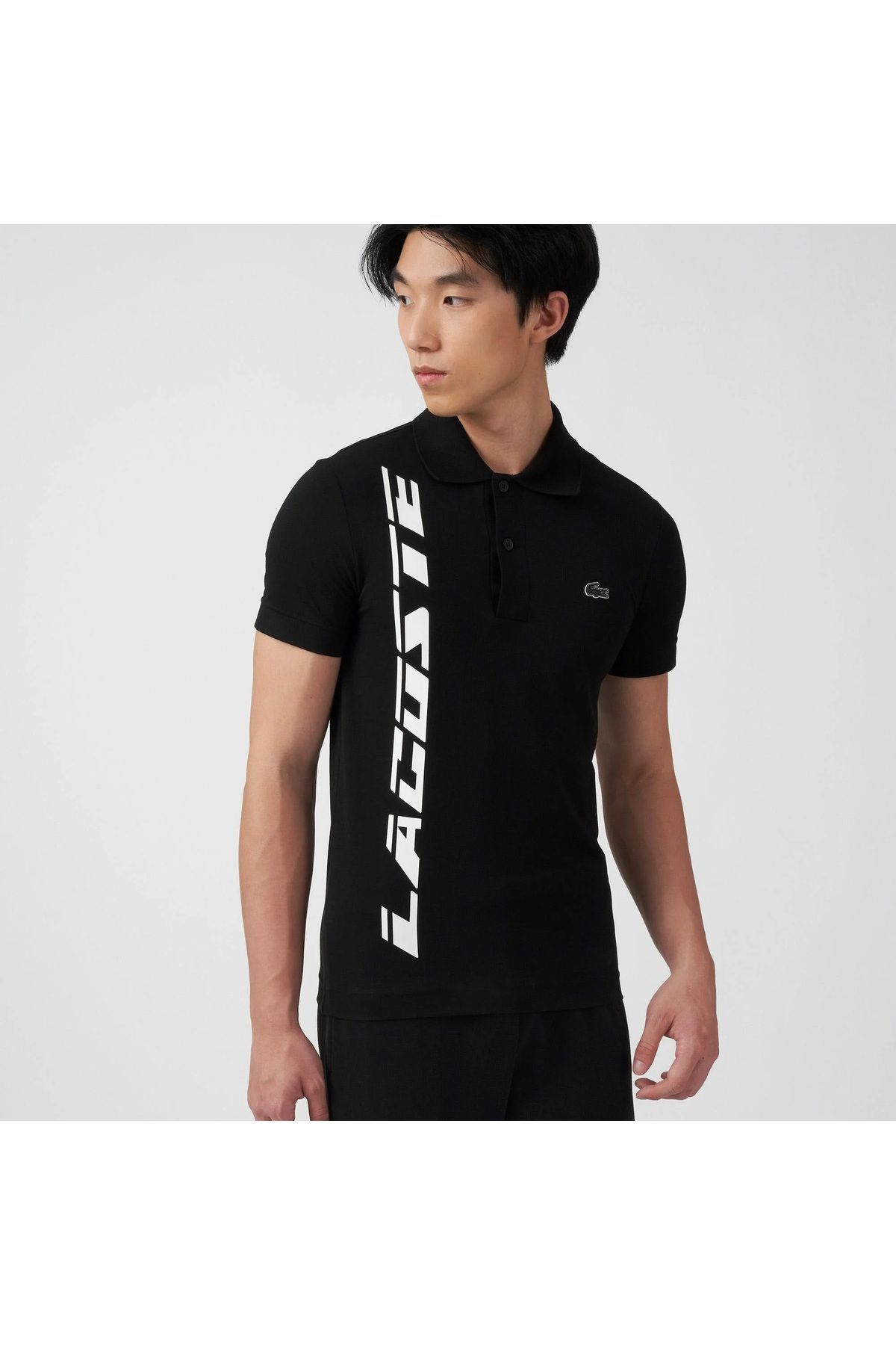 تی شرت مشکی مردانه آقایان PH9643 00 031 Lacoste
