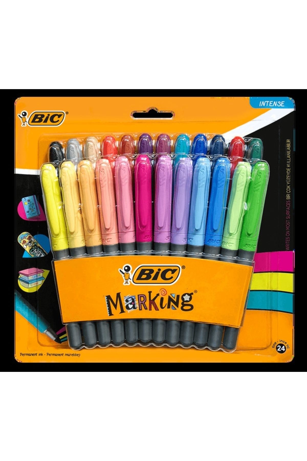 Bic Marking Color Permanent Markör 24lü Blisterli - Fiyatı, Yorumları