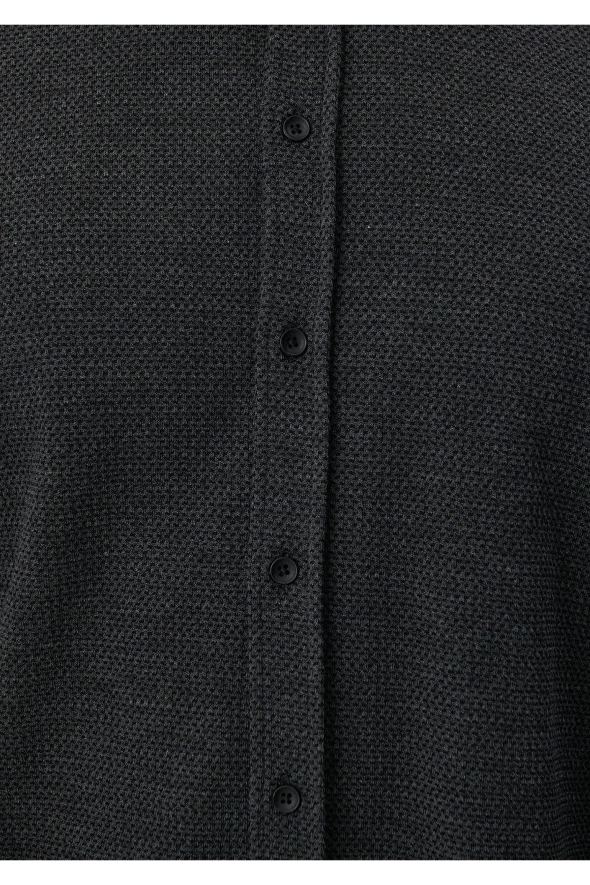 پیراهن مردانه خاکستری ماوی | SS0000000033751 اورجینال - تصویر 6