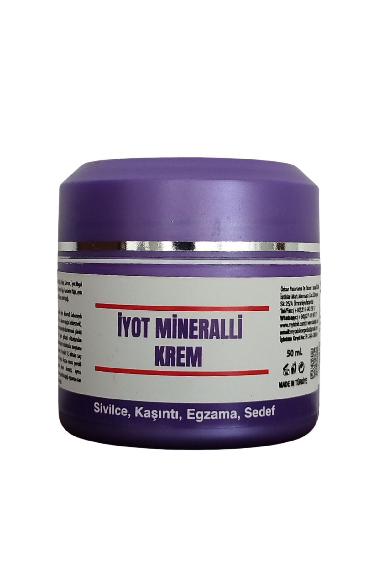 mytabib-50 ml Itching Cream - Acne with Iodine Minerals 1