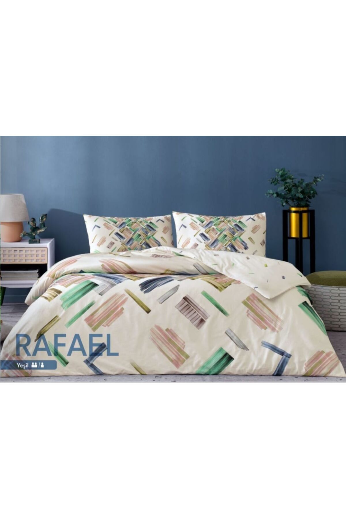 Taç TAÇ RANFORCE RAFAEL NEVRESİM TAKIMI YEŞİL TEK KİŞİLİK 2