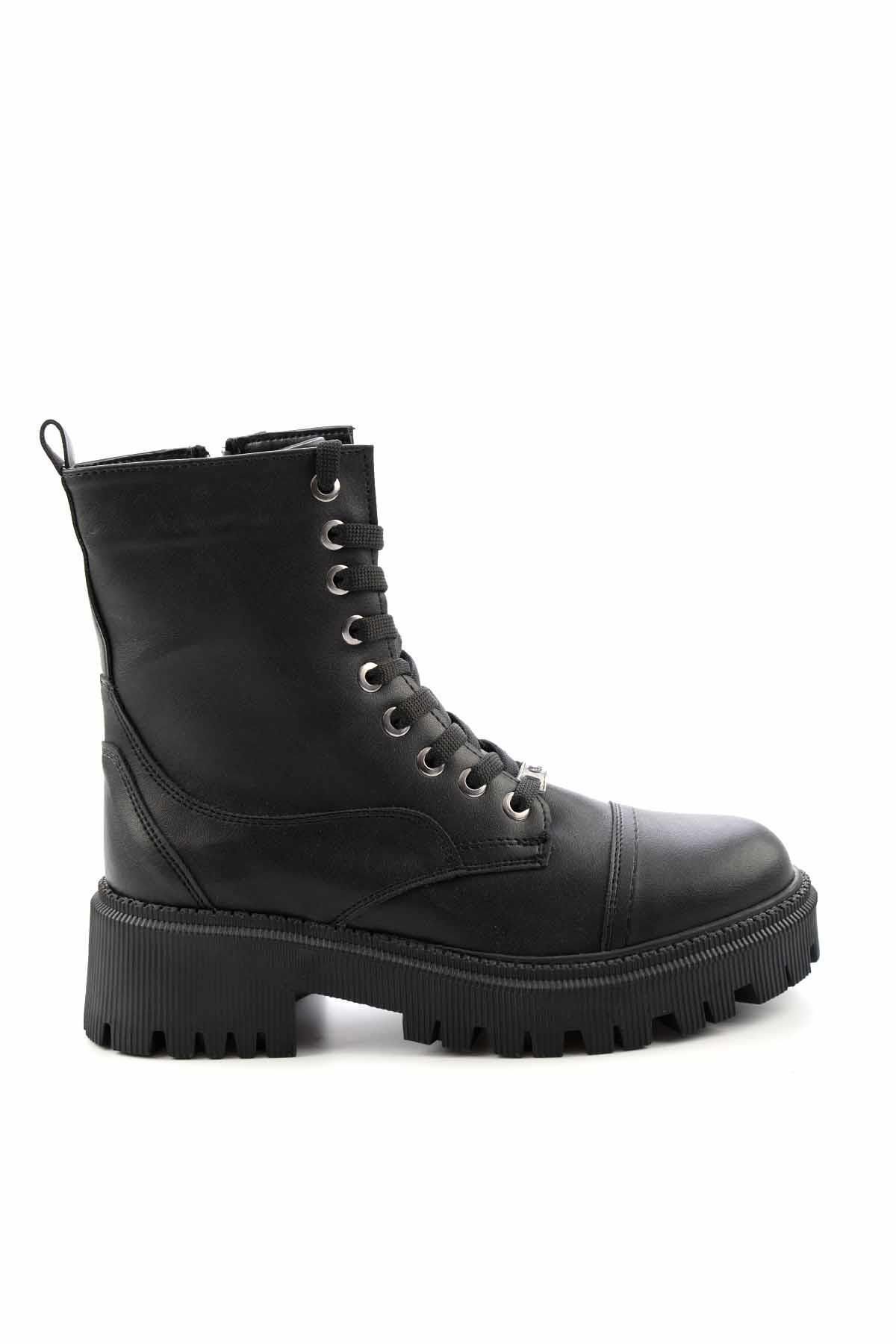 Bambi Black Women s Boots Booties02586010009 Trendyol