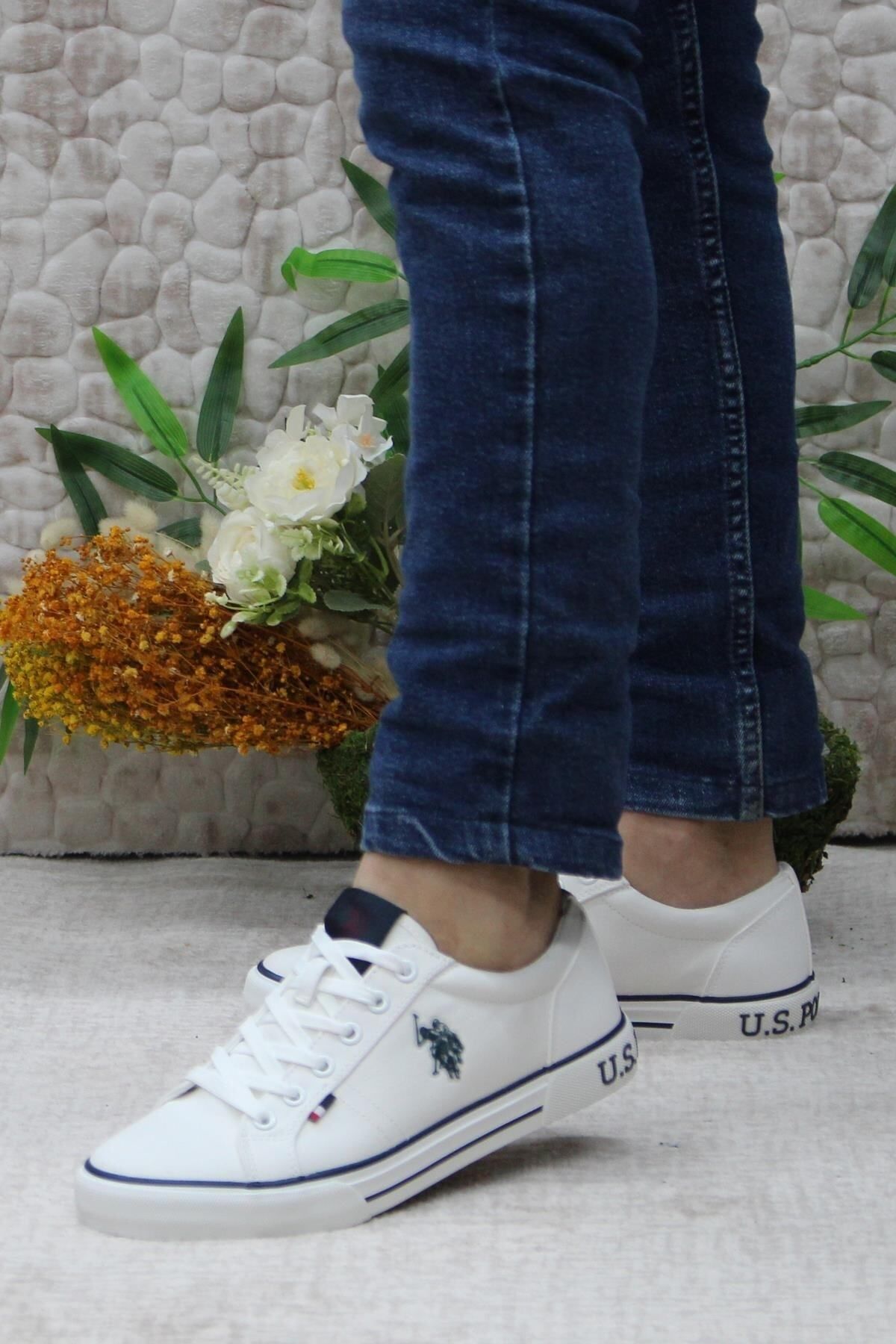 کفش اسنیکر مردانه راسته | یو اس پولو U.S. Polo Assn. TYB23Y-U.S.Polo-Assn.-Teo-3FX080510446 - تصویر 3