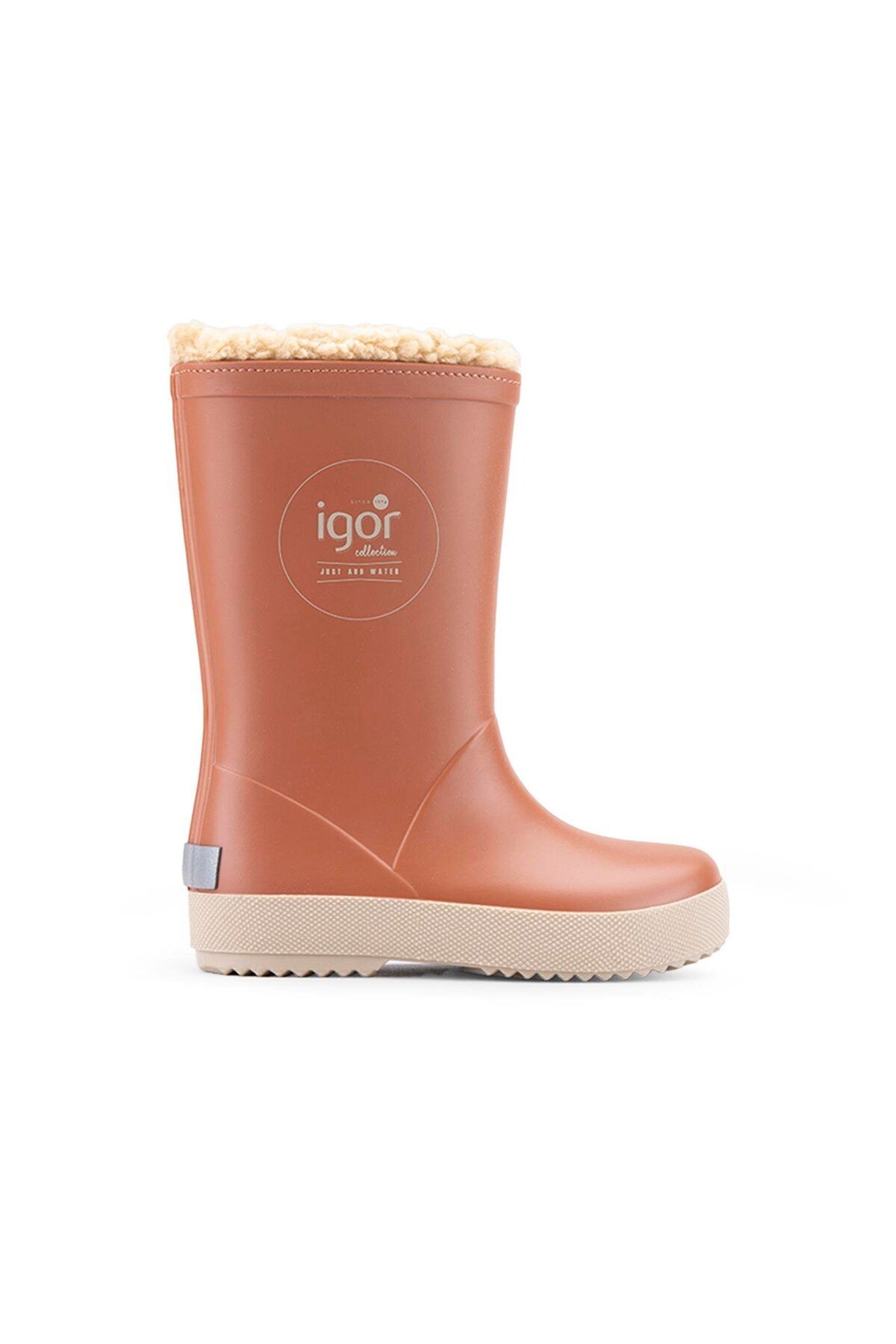 IGOR-Children's Furry Rain Boots W10293 Splash Dk Borreguito 1