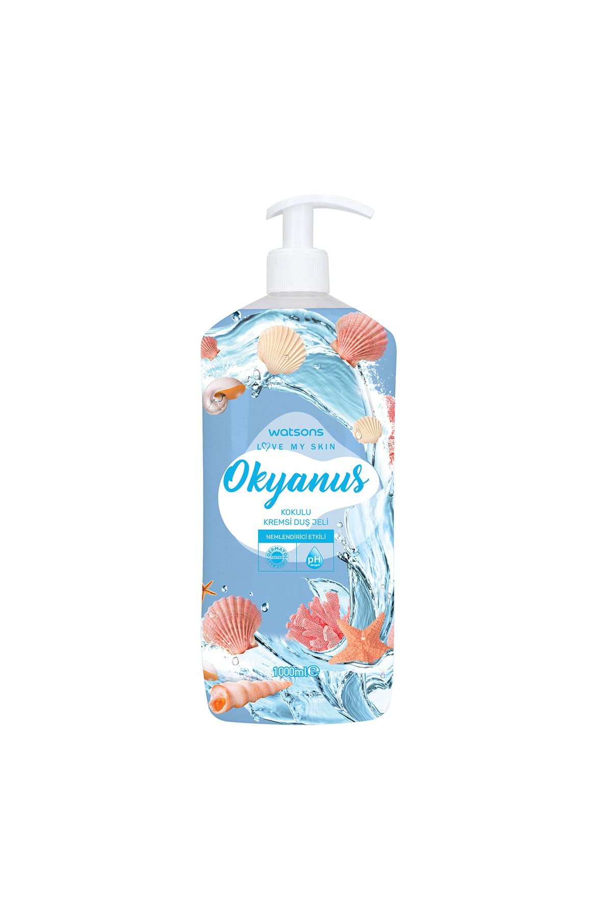 ژل دوش اوشن کرمی 1000 میلی لیتر Watsons