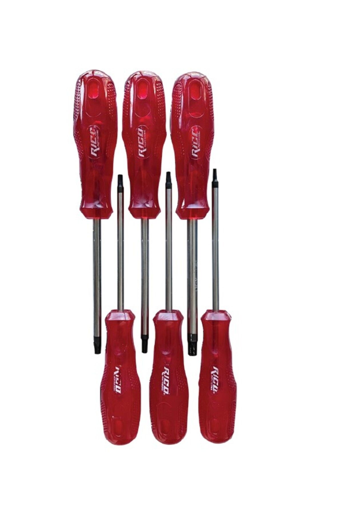Rico 6 Parça Craft Şeffaf Kaliteli Torx Tornavida Seti Kraft - 003rt2552