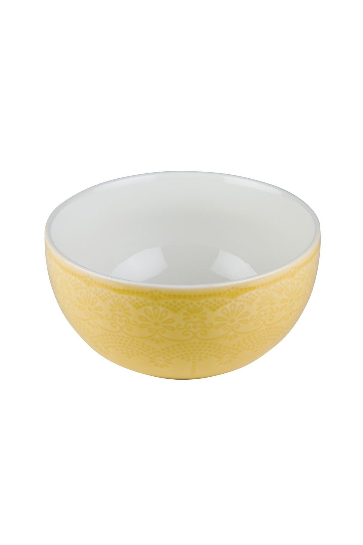 KANCAEV-Lace Collection Salad Bowl, 16cm. Yellow Sold as a Set of 2 8