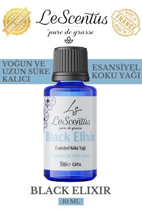 lescentus BLACKELIXIR Esansiyel Koku Yağı BuhurdanlıkDifüzör 10 ml