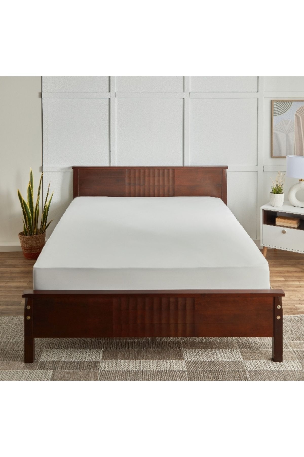 Home Box-Ferum Micro Jersey King Fitted Sheet - 180x200+30 cm 2
