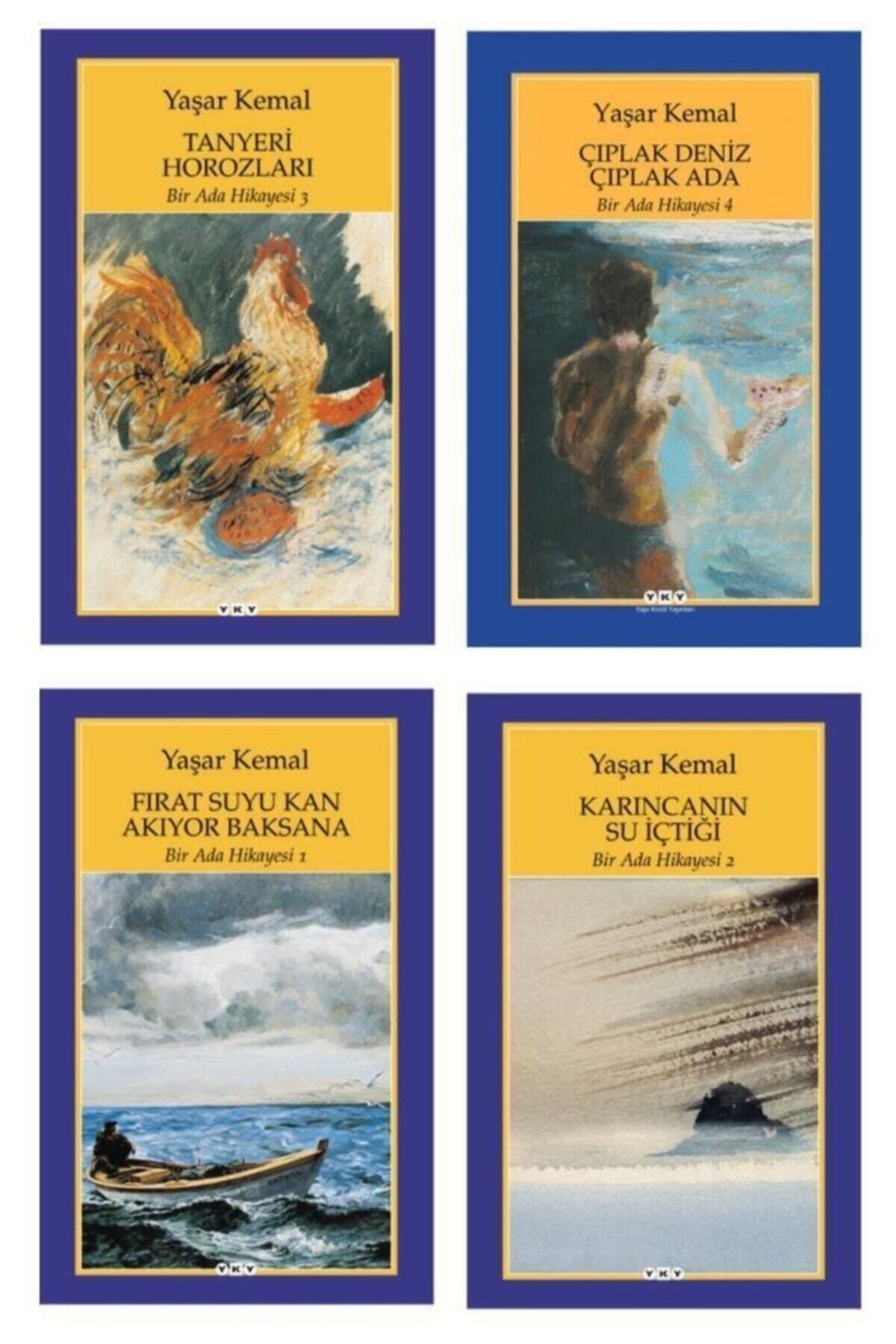 Yapı Kredi Yayınları Yaşar Kemal Bir Ada Hikayesi 4 Kitap Set