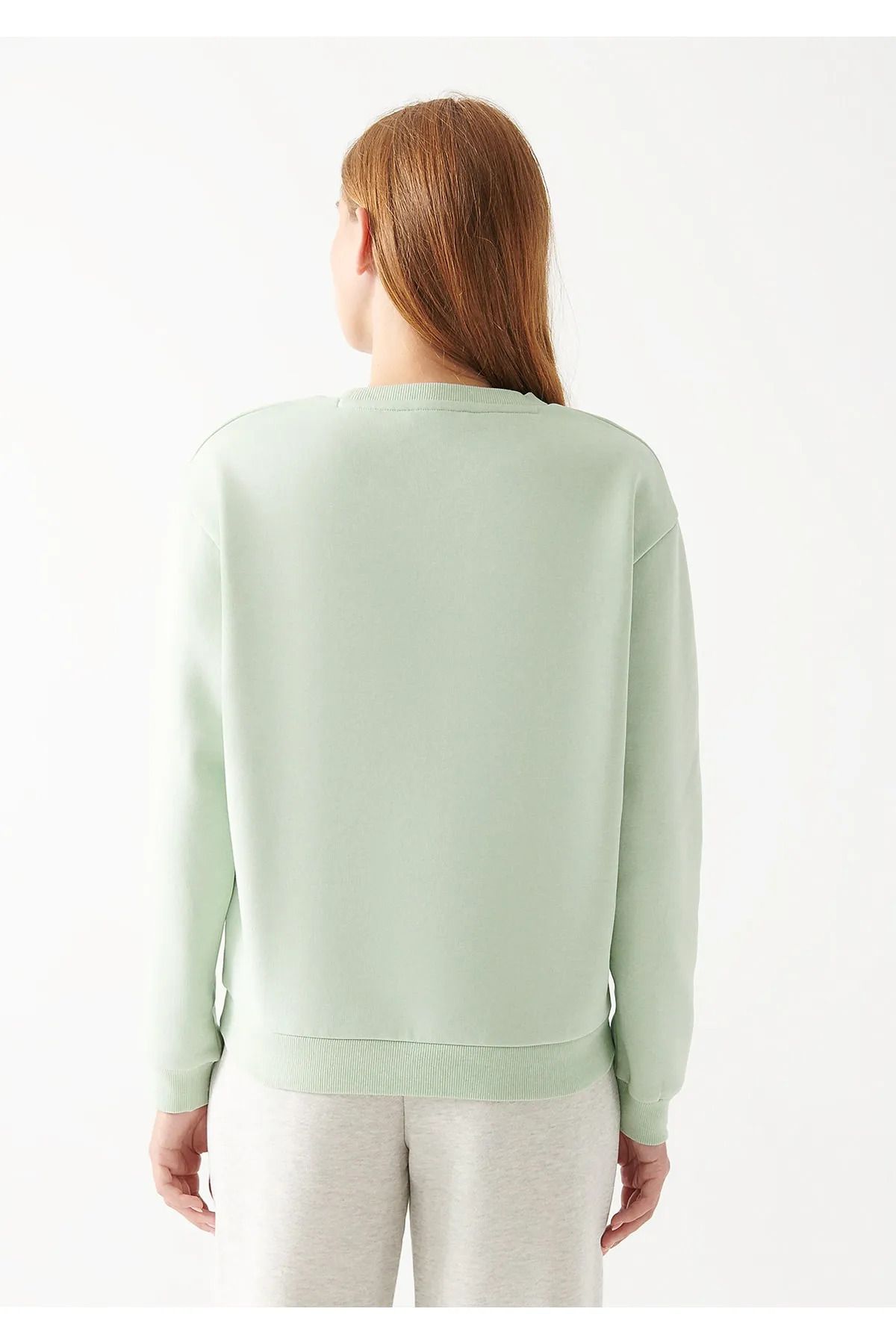 سویشرت زنانه سبز ماویMavi | 1611770 اورجینال - تصویر 4