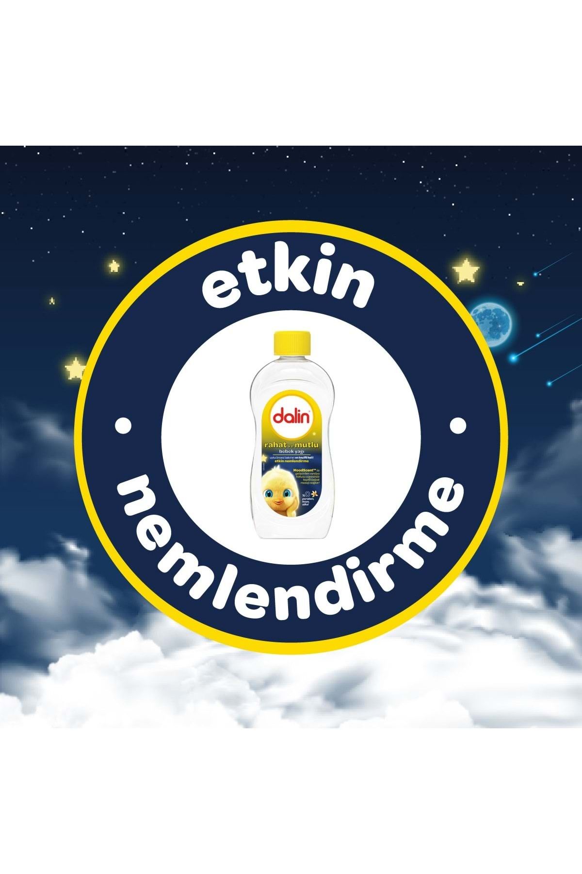 Dalin Bebek Yağı 300ML Rahat ve Mutlu Vanilya Kokulu Nemlendirici (2 Li Set) fotoğrafı 6 (önizleme)
