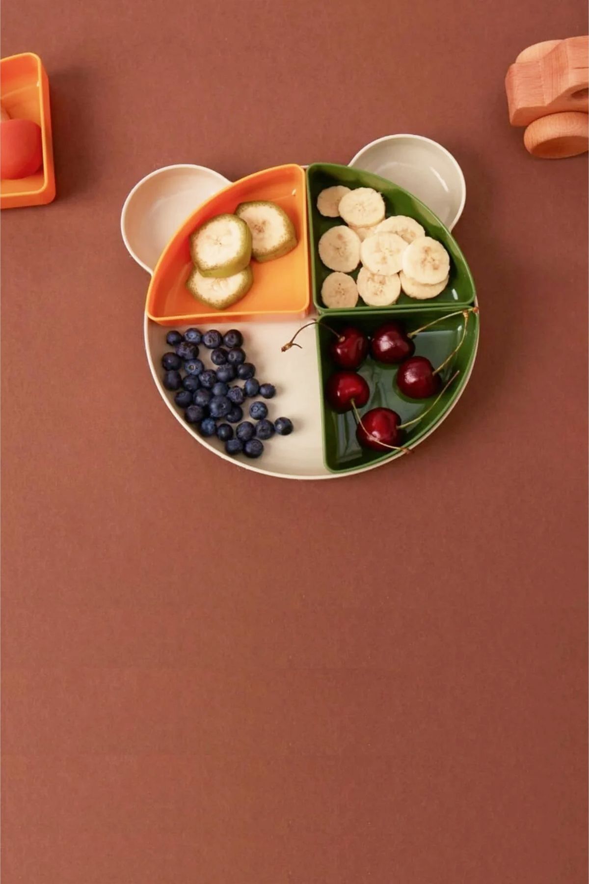ZM HOME Bebek Tabağı, Renkli Tabak, Mama Tabağı, Ek Gıda Başlangıç Tabağı fotoğrafı 5 (önizleme)