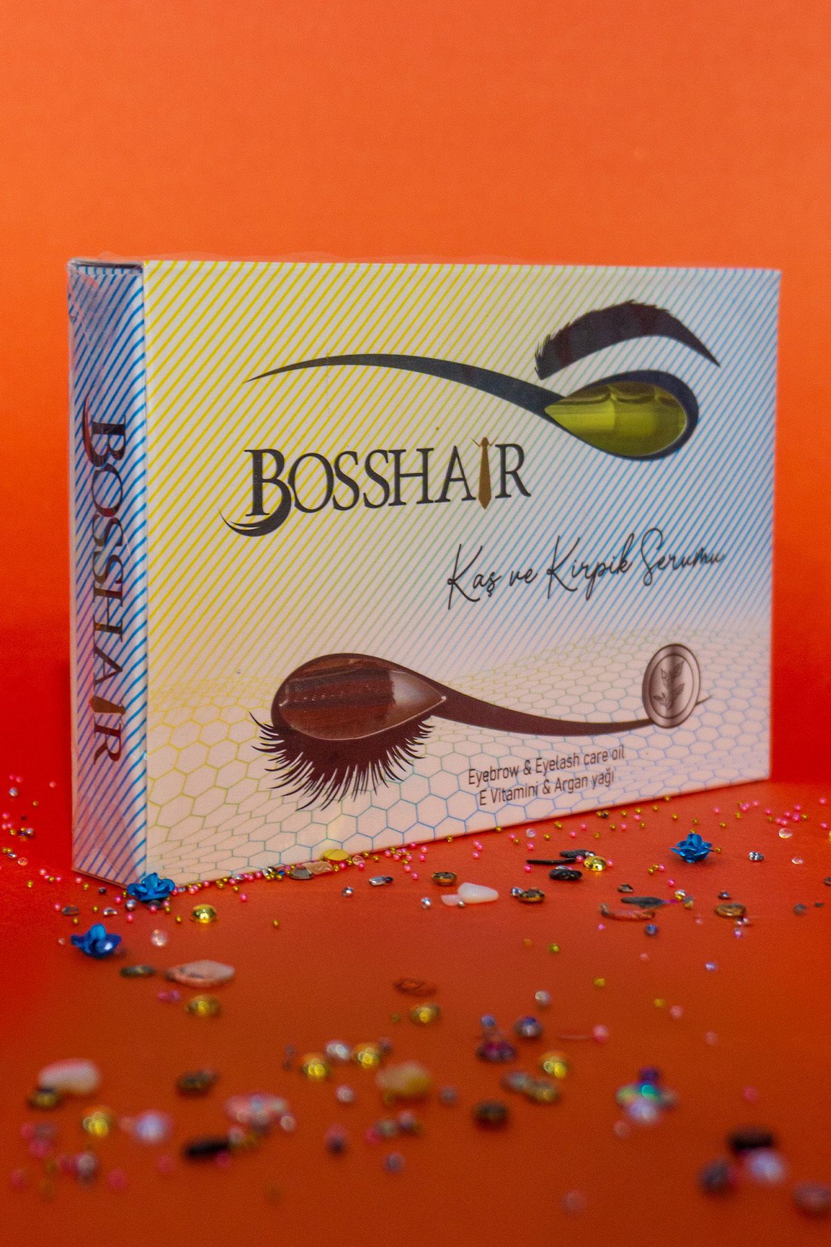 BOSSHAİR BOSSHAIR Kaş ve Kirpik Serumu – Doğal ve Gür Görünüm İçin Etkili Çözüm