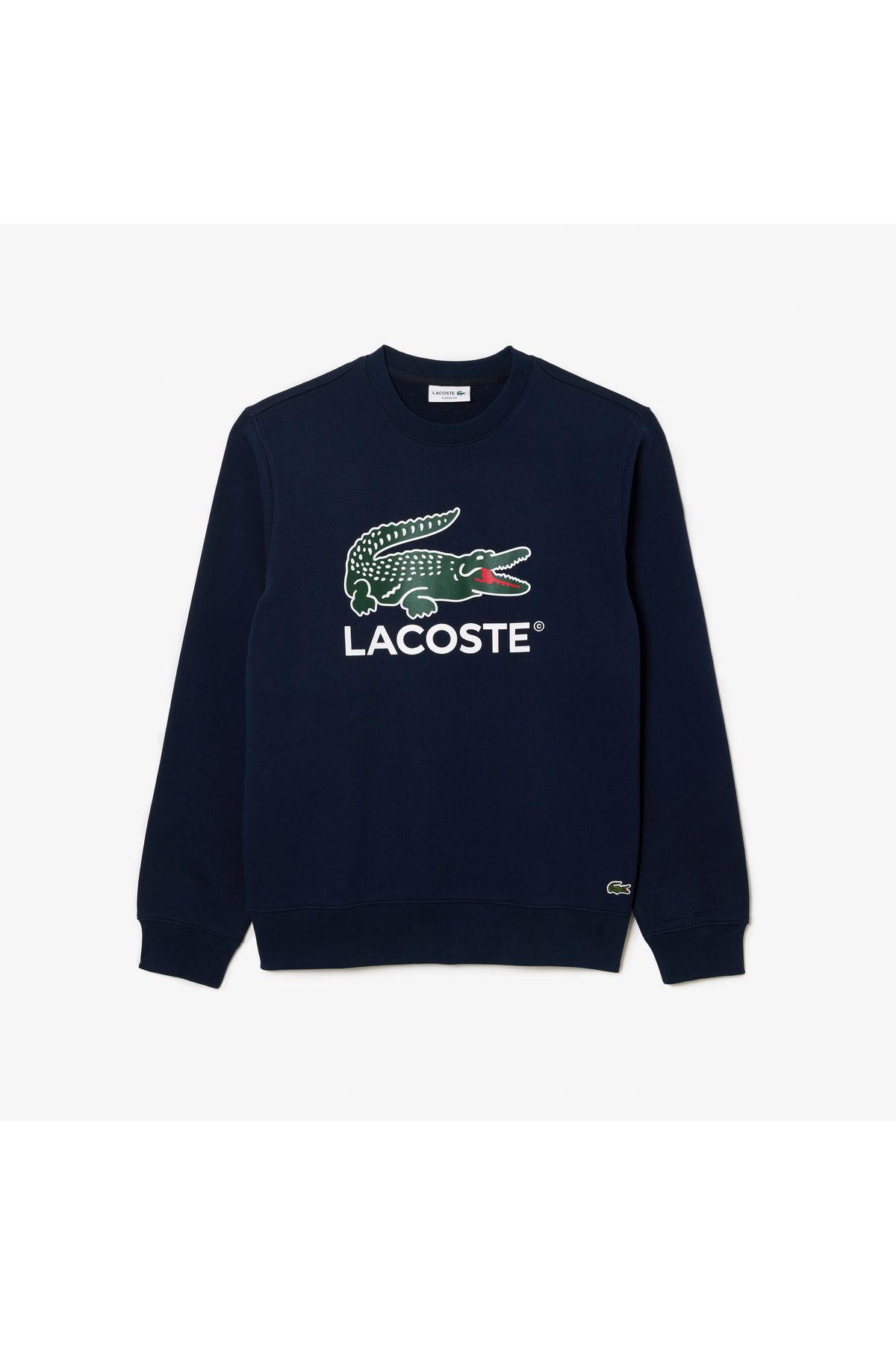 T shirt lacoste gros logo discount