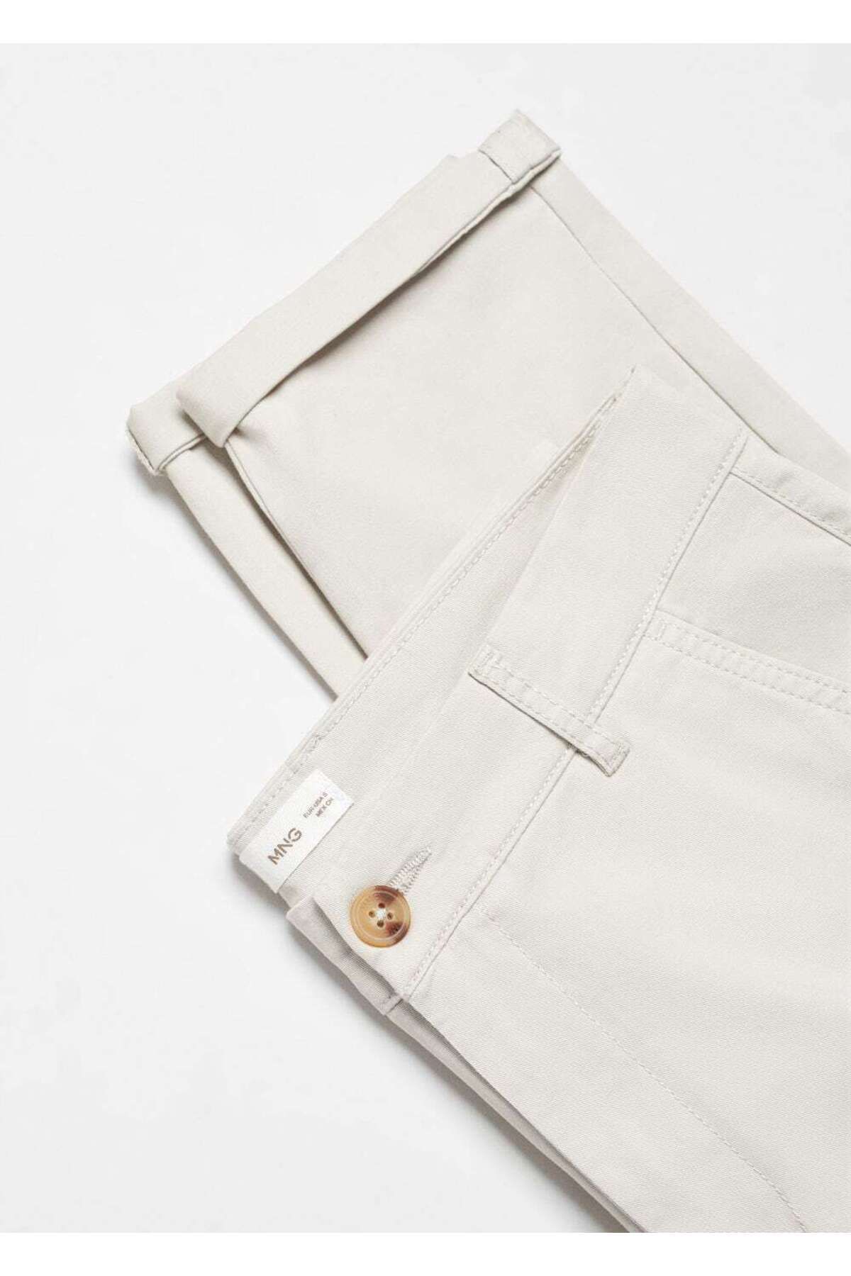 شلوار مردانه آبی MANGO Teen | 67000669 اورجینال - تصویر 6