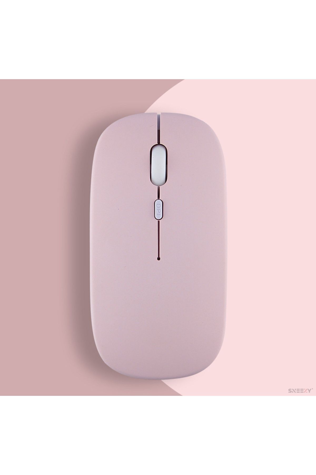 Apple İpad Şarj Edilebilir Sessiz Mouse Bluetooth + 2.4Hz Wifi Kablosuz Mouse Fare