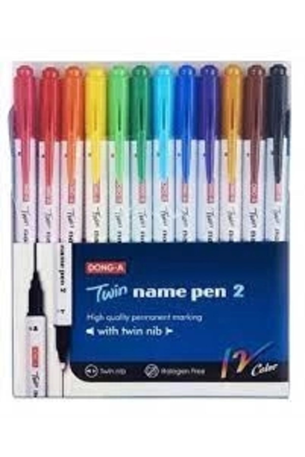 Twınlname Pen Double Sided Cd Pen 12pcs