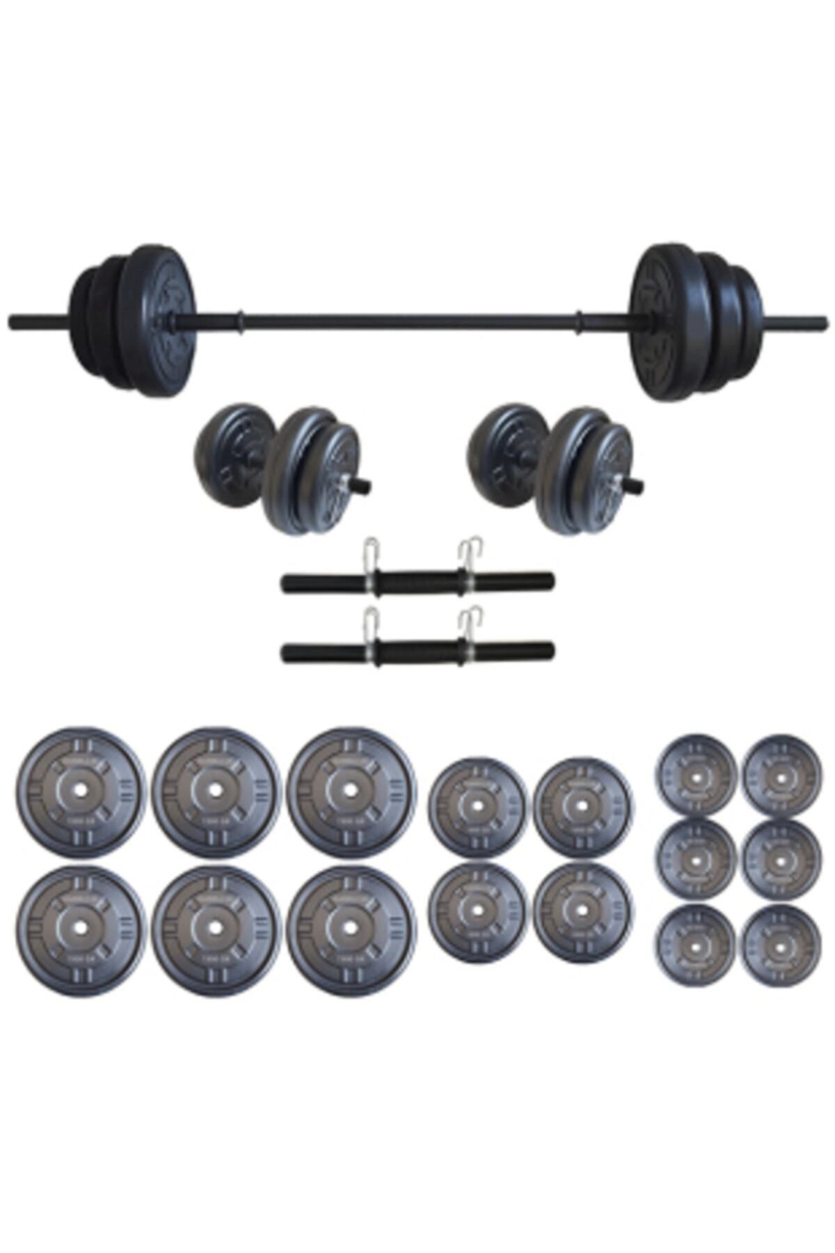 Halter Seti Dambıl Seti Ağırlık Ve Vücut Geliştirme Aleti 85 kg