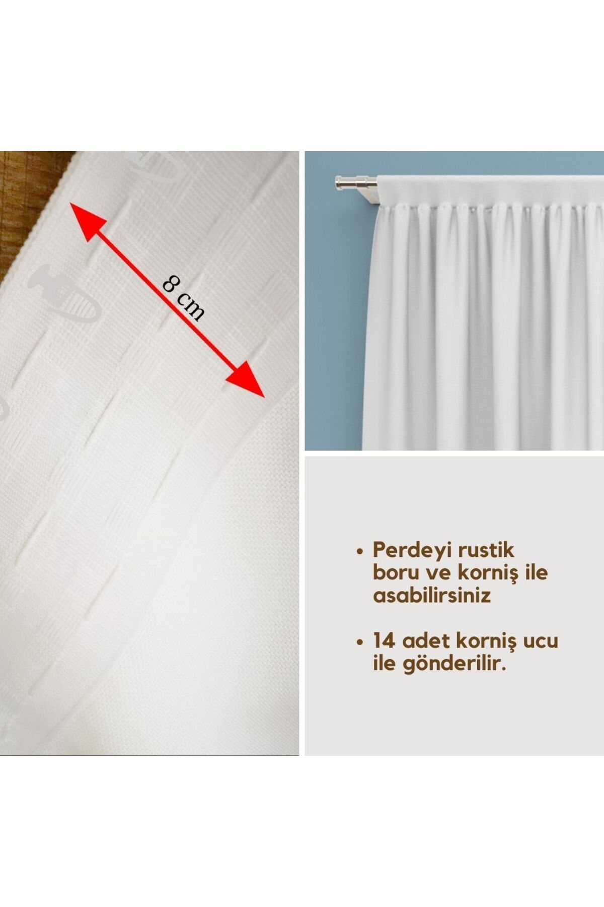 Ena Unity-Elegant Linen Background Curtain - Solid Color, Textured, Spacious and Stylish Ideal for Venues 4 5