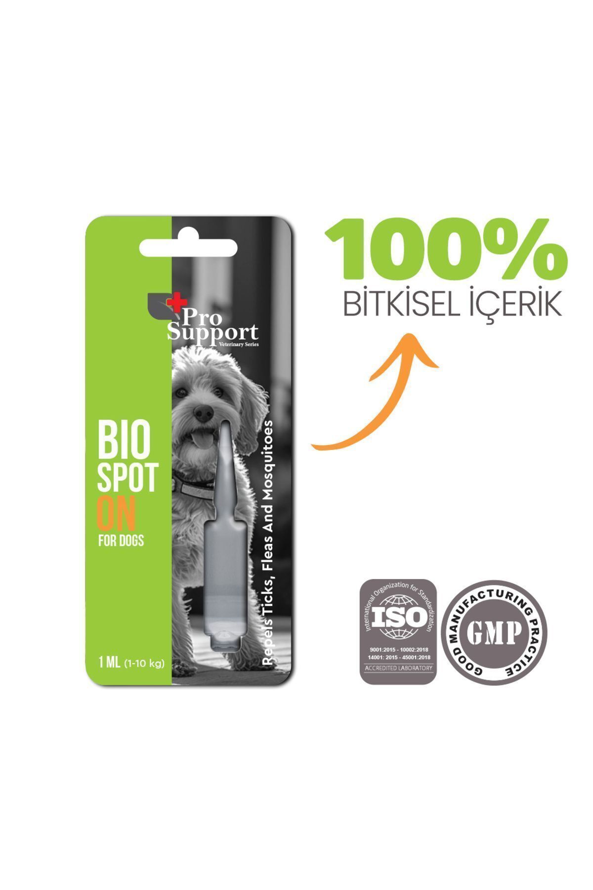 Köpek Küçük Irk Ense Bit Pire Kene Deri Bakım Yağı Dış Parazit Uzaklaştırıcı Bitkisel Damla 1 ml