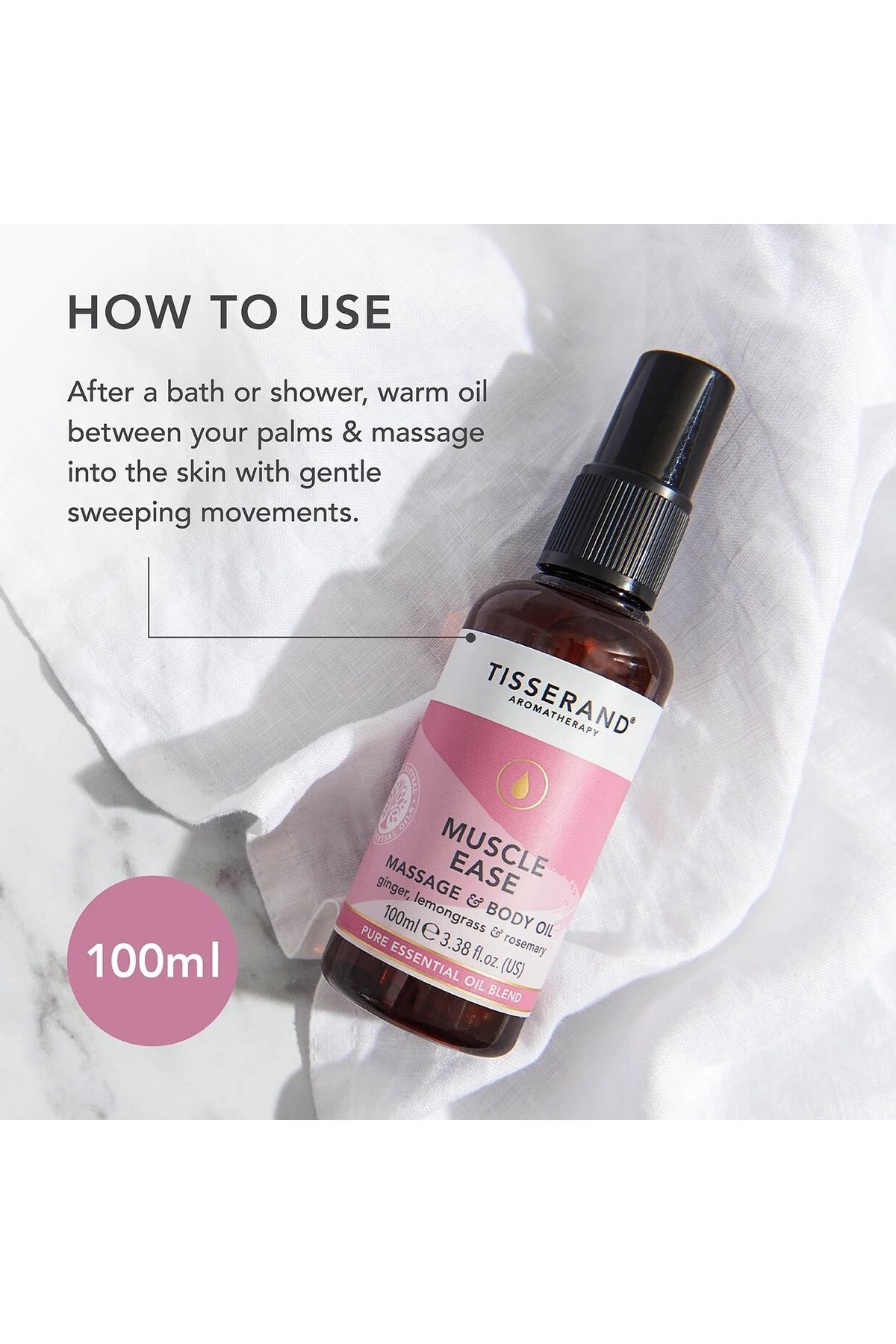 TISSERAND AROMATHERAPY-Tisserand Muscle Ease - Massage and Body Oil Set 3