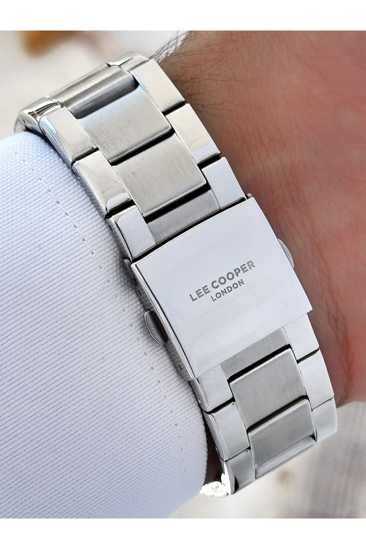 ساعت مردانه نقره اي لی کوپرLee Cooper | 7699 اورجینال - تصویر 3