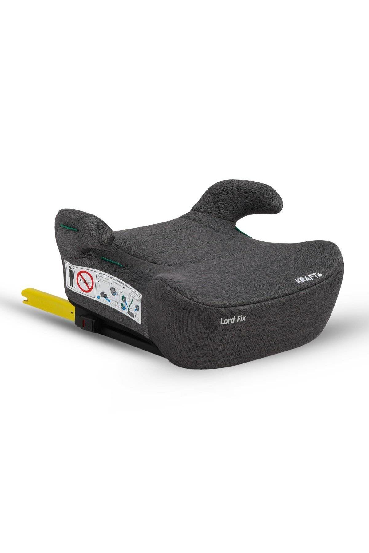 Kraft Lord Fix i-size Booster 15-36 Kg Yükseltici Oto Koltuğu Gri