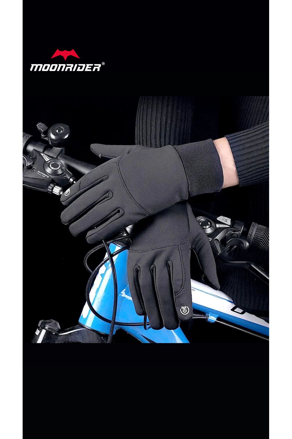Moonrider Kayak Motosiklet bisiklet günlük kullanım outdoor kamp su geçirmez eldiven kalite unisex ithal görsel 4