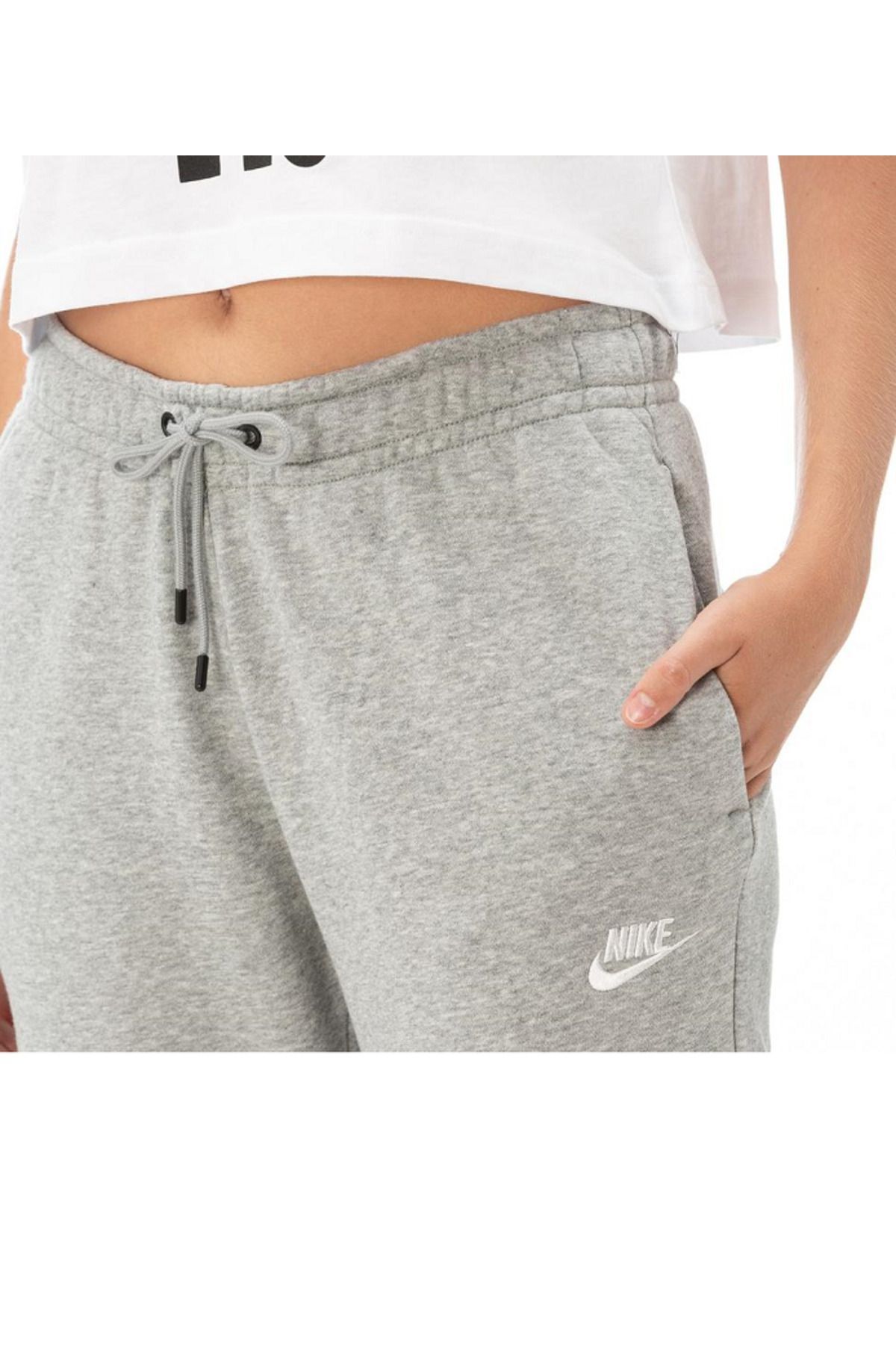 Nike-Women's Gray Essential Sweatpants - Bv4095-063 4