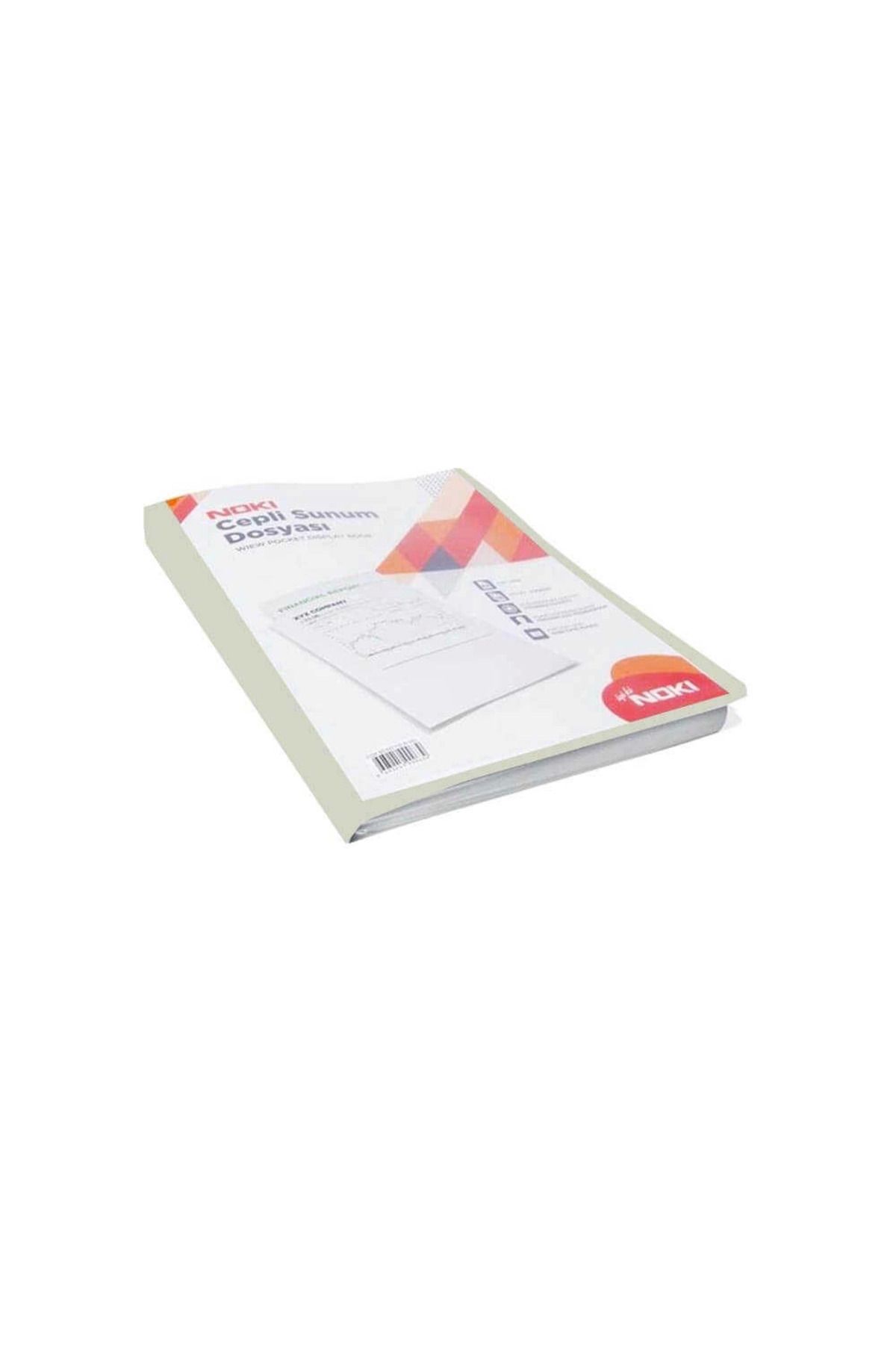 Noki-A4 Cream Presentation File - 20 Sheets and Pockets 2