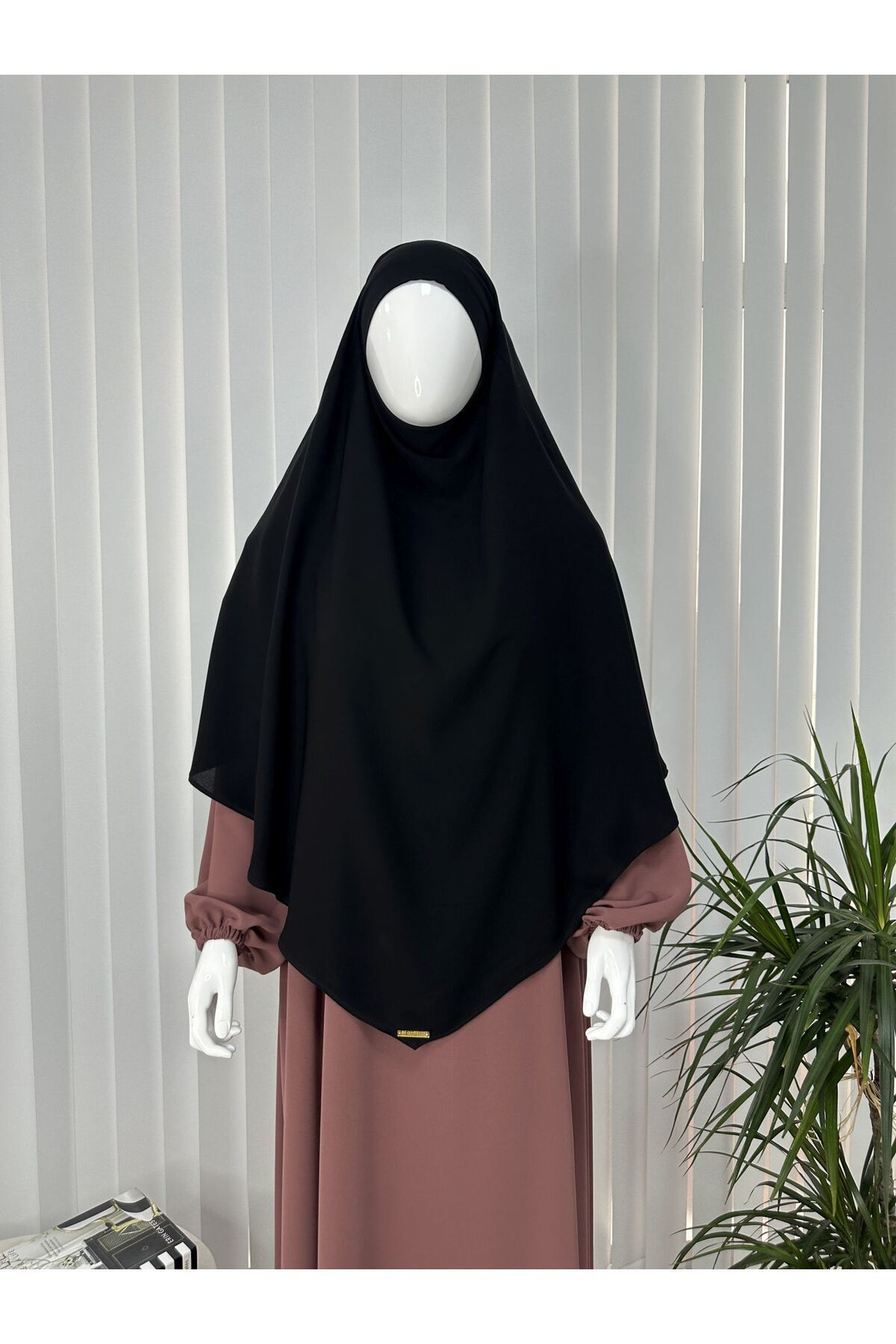 R&S modibone-وشاح سوفل مثلث أسود - طبقة واحدة من Medina، ربط عملي 1