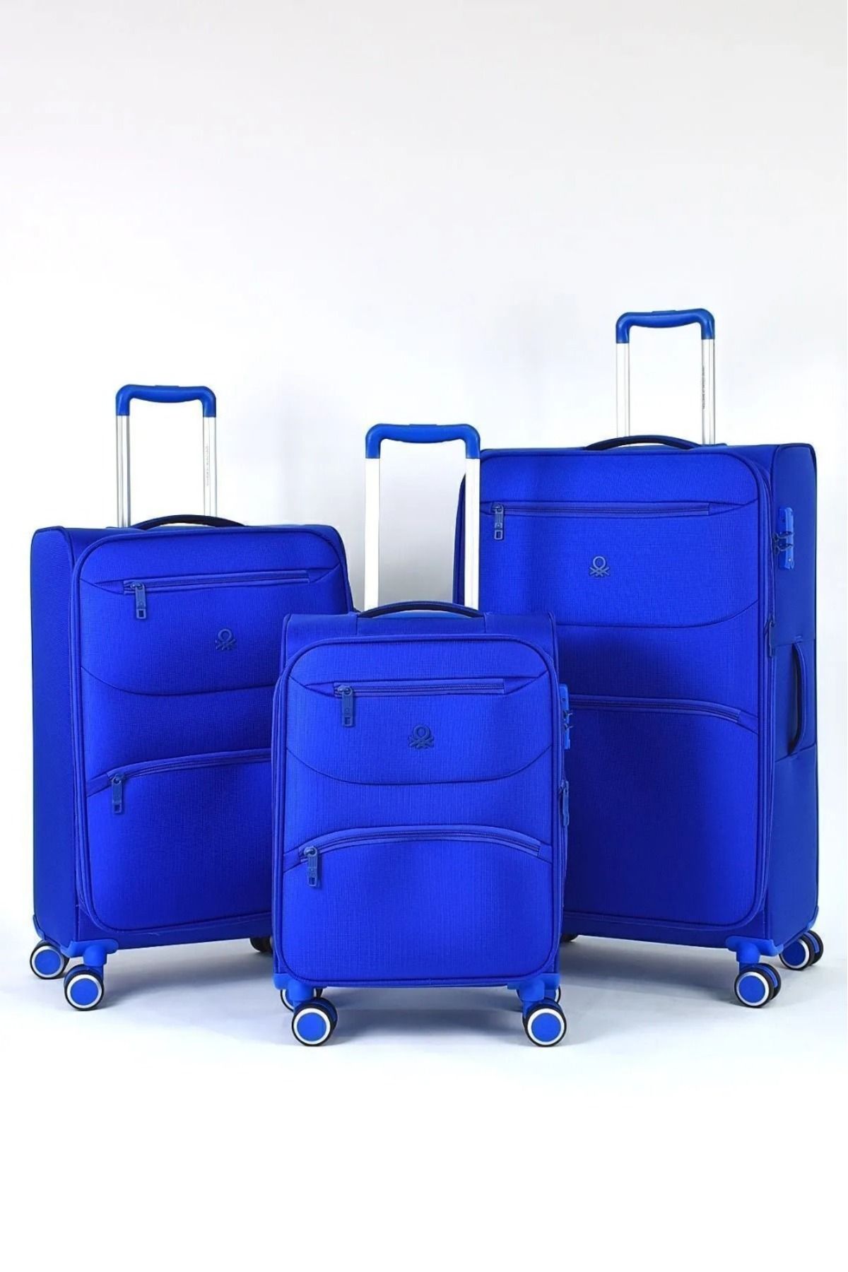 یونایتد کالرز آو بنتون سرویس چمدان پارچه‌ای سه تکه BNT2400 (بزرگ + متوسط ​​+ کابین)