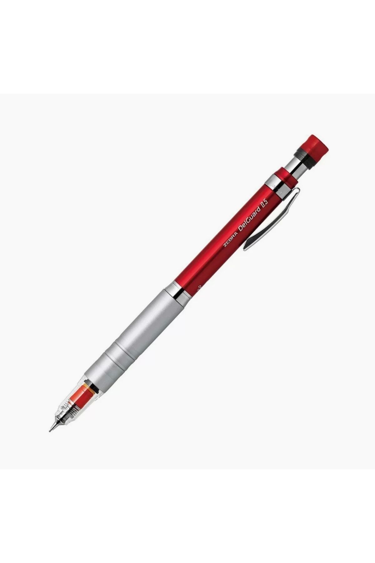 Zebra-Delguard Type Lx - 0.5mm Red Mechanical Pencil 1