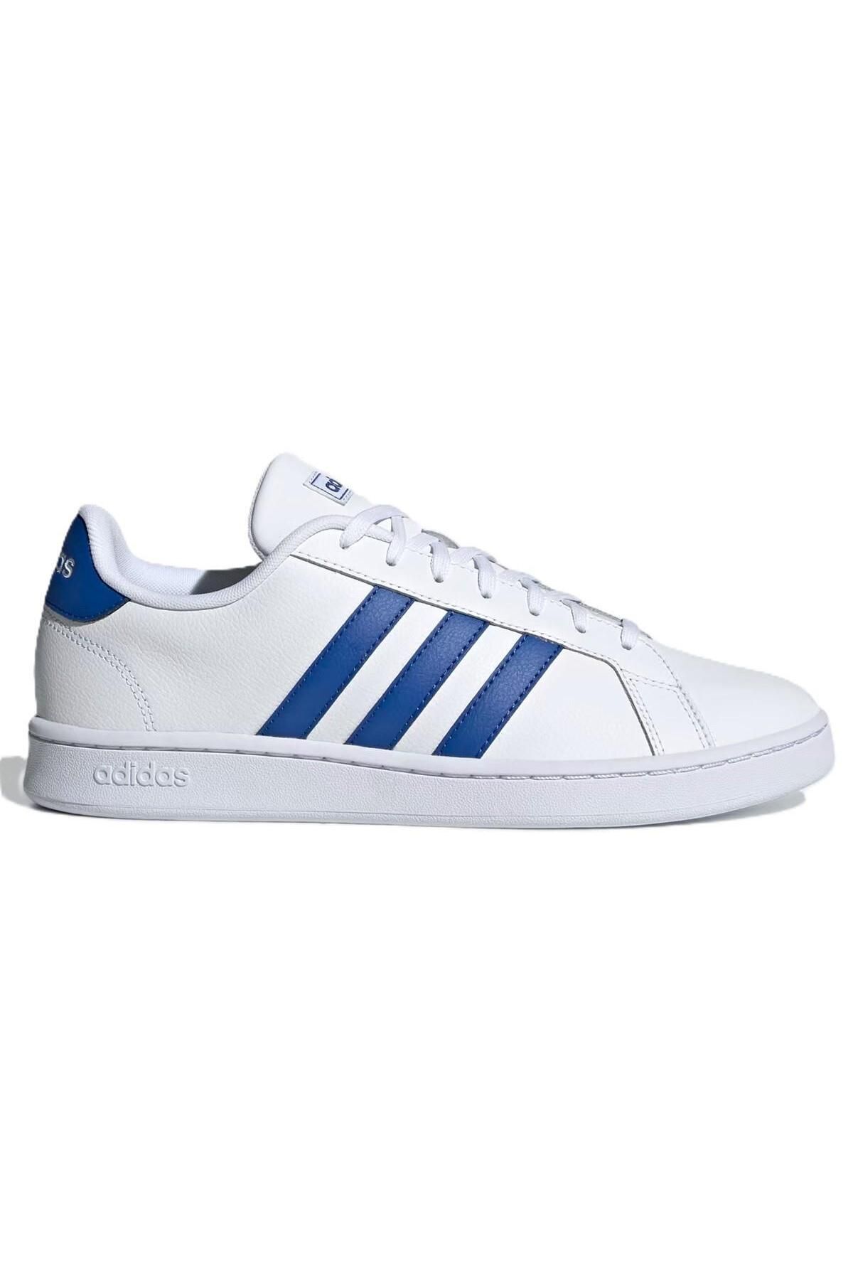 adidas Grand Court Mens Leather Sneaker Hakiki Deri Erkek Günlük Spor