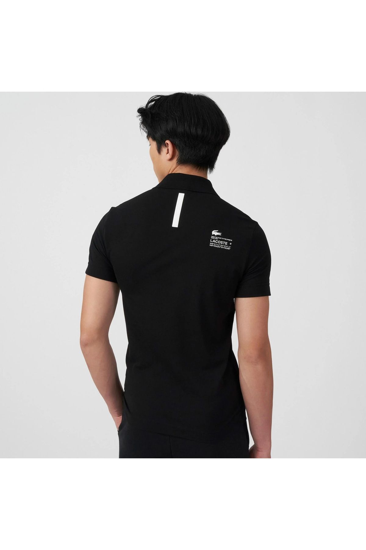 تی شرت مشکی مردانه آقایان PH9643 00 031 Lacoste